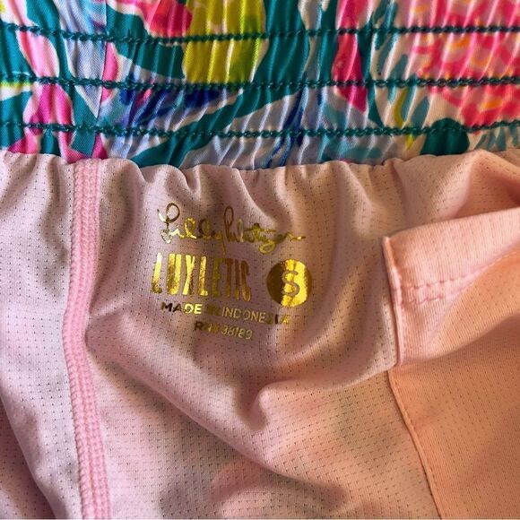 Lilly Pulitzer Ocean Trail Shorts In Maldives Green Turtle Wave - Picture 11 of 15